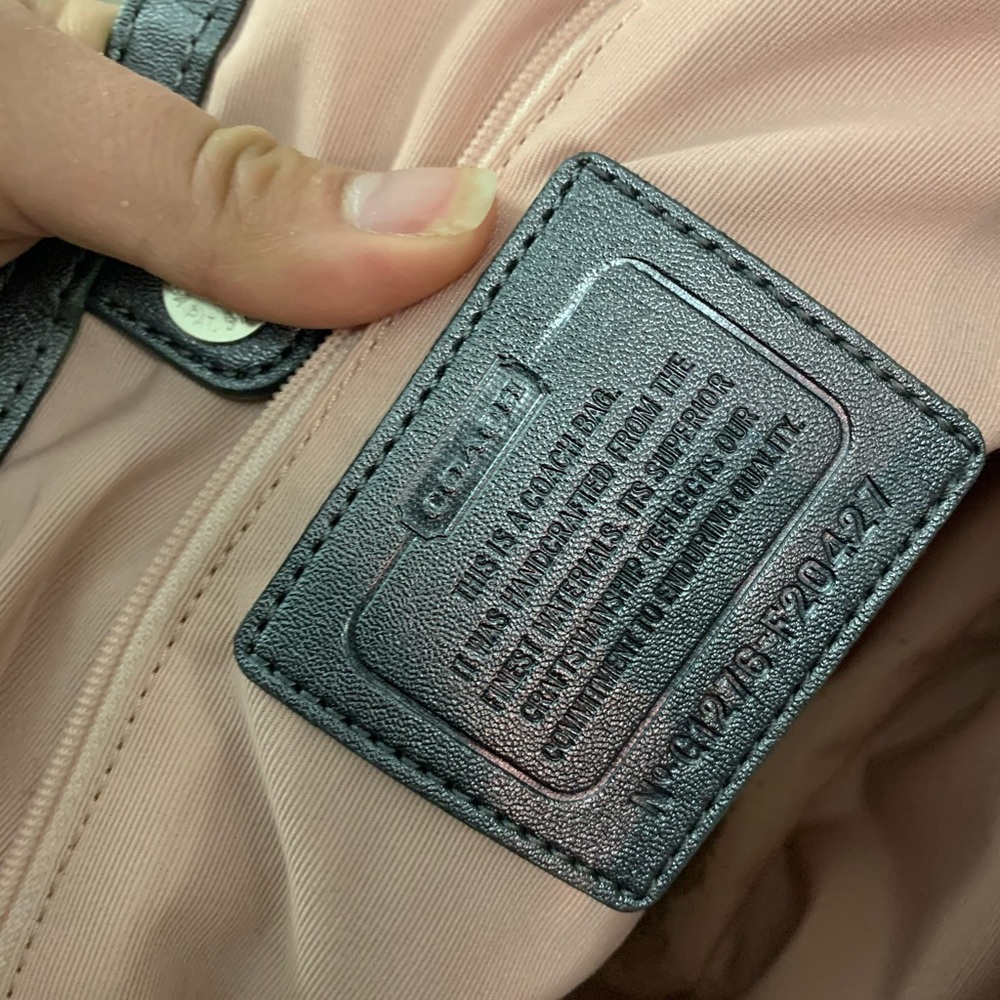 Gray Coach Purse - Picture 5 of 8